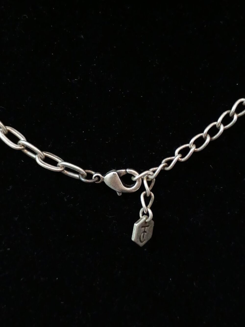 Touchstone Crystal Swarovski Basketweave Blue Ombre Necklace - Picture 4 of 6